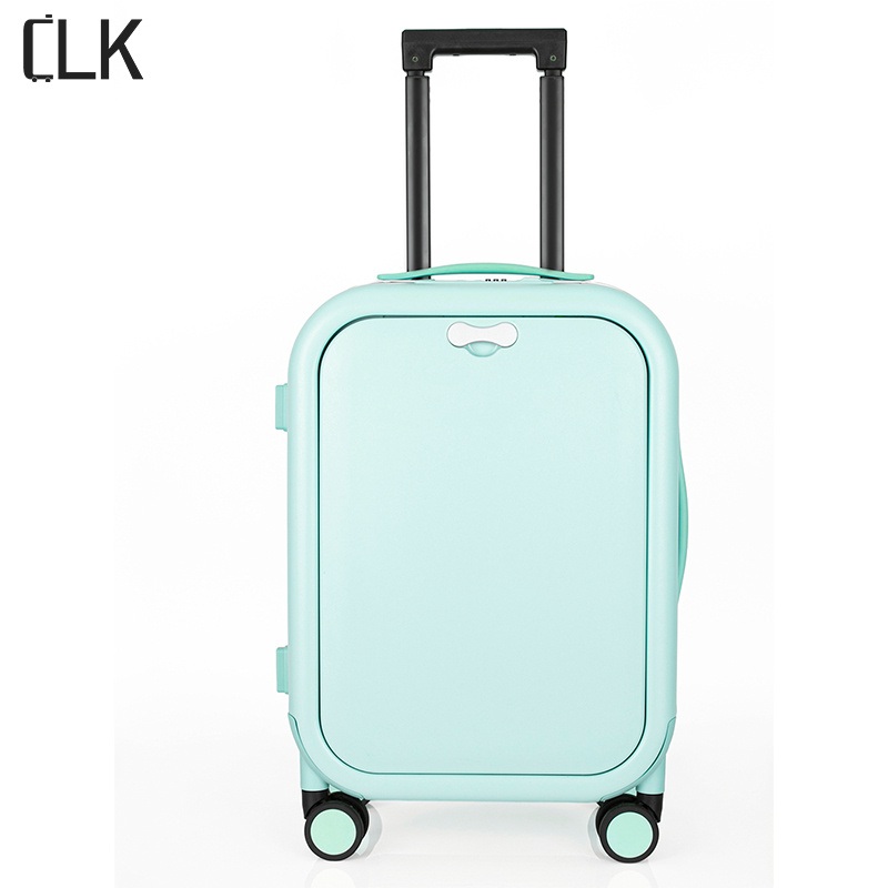 Aluminum Frame Twin Wheel Front Opening Trolley Bag Luggage with USB Charging Cover – Luggage with USB Charging Cover and Front Opening Trolley Bag Luggag price