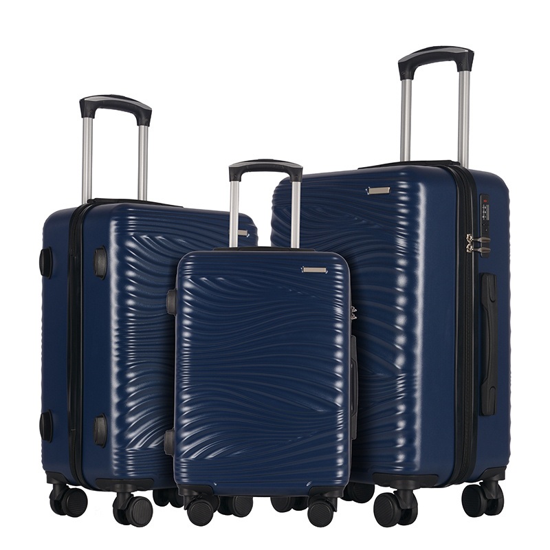Fashion Color New Trend Hotsale Style ABS Material Travel Luggage Set Europe Market – ABS PC Luggage and Bags price
