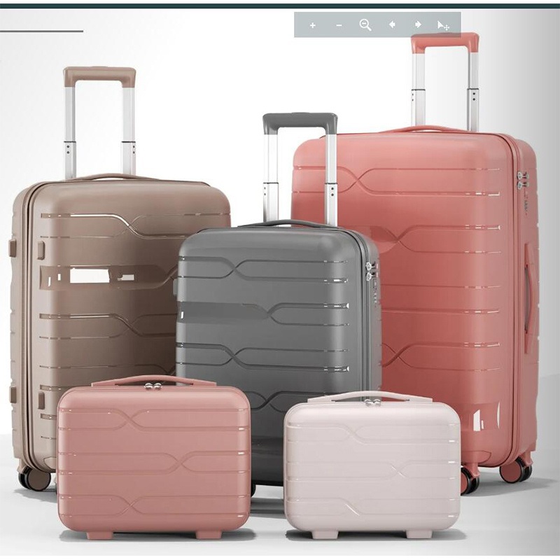 Five Pieces Polypropylene Luggage Set with Color Matching Parts with Beauty Case – Suitcase and Luggage Set price