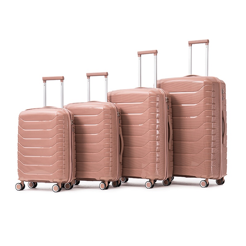 Four Pieces Cheap Price PP Luggage Set for Travel with Double Wheels – Luggage Set and Trolley Bag price