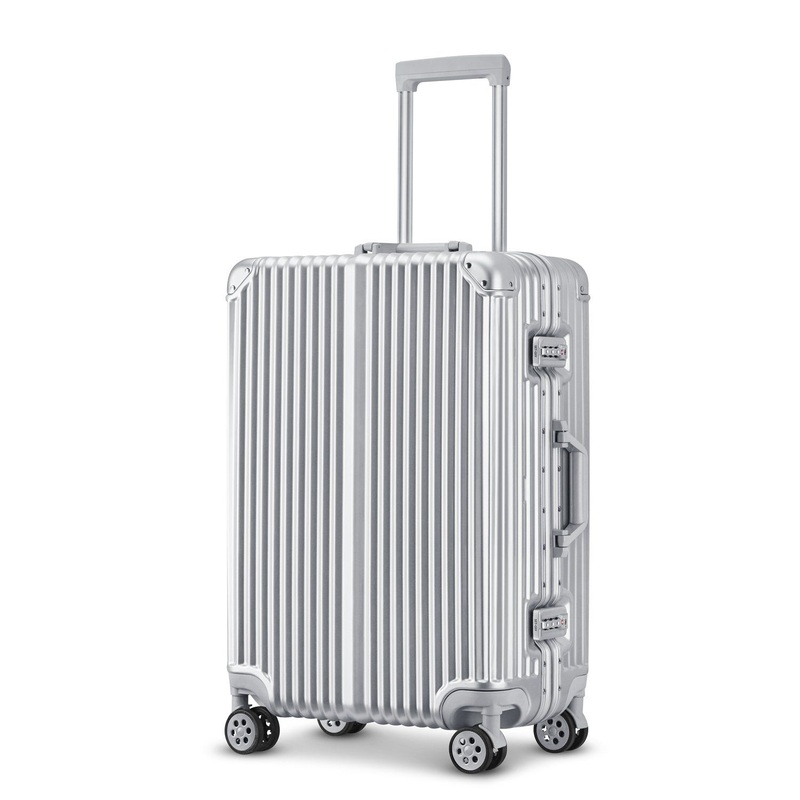 Luxury Aluminum Hard Shell Luggage Premium High-End Travel Suitcase with Silent Wheel – Hard Shell Luggage and High-End Luggage price