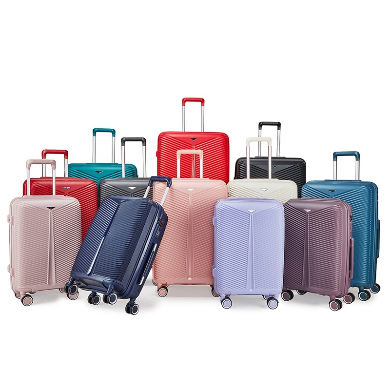 New Fashion 3PCS Suitcase Luggage Manufuctuer Color ABS Trolley Luggage – Trolley Luggage and ABS PC Luggage price