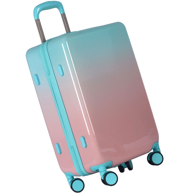 Newest ABS+PC Luggage Set 20 24 28 Inch Gradient Color Travel Spinner Wheel Suitcase Modern Hardside Trolley Case – Carry on Luggage and Carry-on Suitcase price