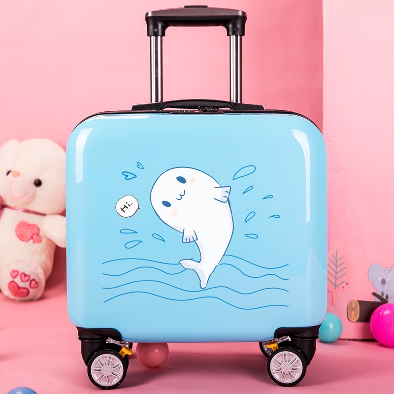 Promotional Kids Travel Luggage Customized Cartoon Bright Color Kids Suitcase – Luggage and Luggage Set price