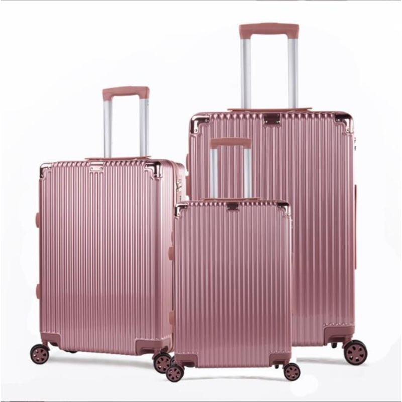 Shiny Hard Shell ABS Luggage 3PCS Sets, Fashion Pink Strong ABS Luggage – Hard Shell ABS Luggage and Pink Strong ABS Luggage price