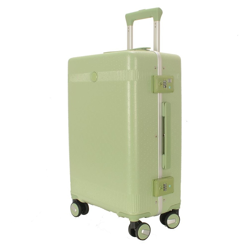 Unisex 20/24 Inch Embossed Pattern Luggage Aluminum Frame PC Travel Suitcase – Wholesale Travel Luggage and Luggage price