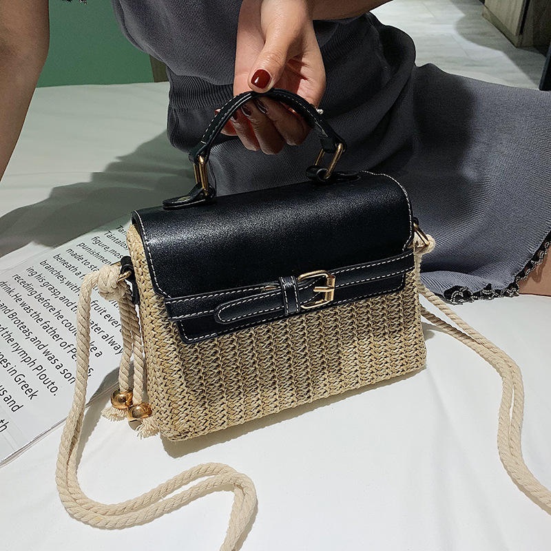 2025 Summer Woven Crossbody Bag Fashionable Small Square Bag for Women New Trendy Shoulder Bag – Hand Bag and Shoulder Bag price