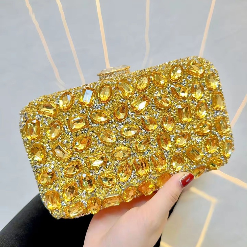 2025 Womens Square Sparkly Rhinestone Evening Bag Glitter Clutch Purse Handbag Shoulder Bag for Wedding Party – Hand Bag and Shoulder Bag price