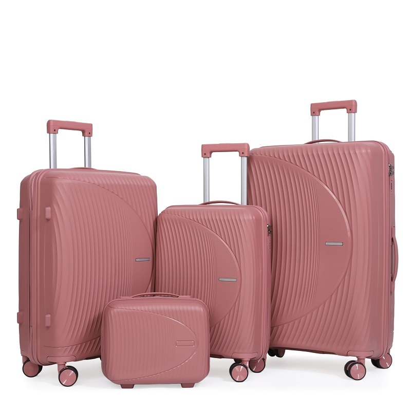 4-Piece PP Suitcase Set Premium Hardside Travel Trunk Luggage with Silent Wheel – PP Suitcase and Travel Suitcase price