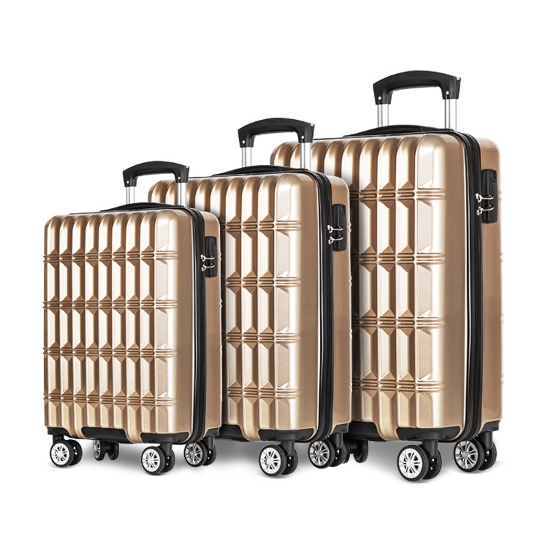 4 Wheels Trolley Custom Hand Carry-on Travel Bags Hard Shell ABS Travelling Bags Luggage Suitcase Sets – Luggage and Suitcase price