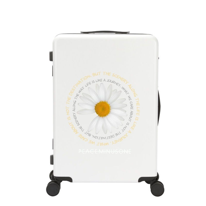 ABS+PC Luggage High quality Customized New Style Daisy Design Travel Suitcase – ABS+PC Lugggae Set and Printing Lugggae Set price