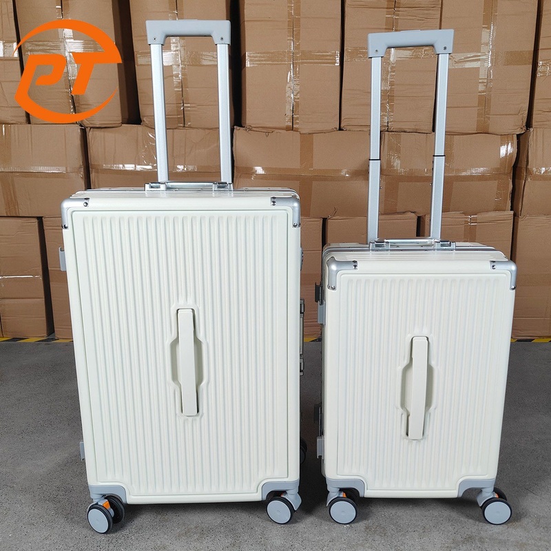 China Manufacturer Pengteng White Travelling Trolley Suitcase Manufacturer Business PC Smart Luxury Travel Case with Cup Tray for Camping Storage Case Box – Trolley Case and Travel Case price