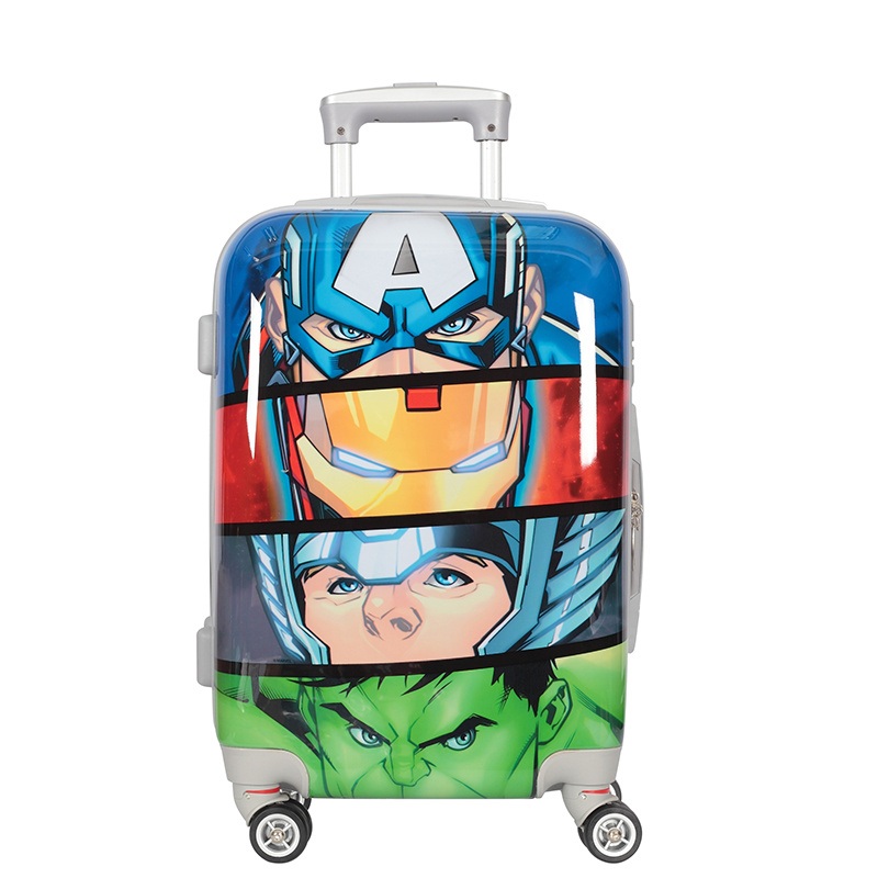Customize Kids Children Cartoon Print Trolley Travel Luggage Suitcase Wheels Luggage – Cartoon Luggage and Children Suitcase price