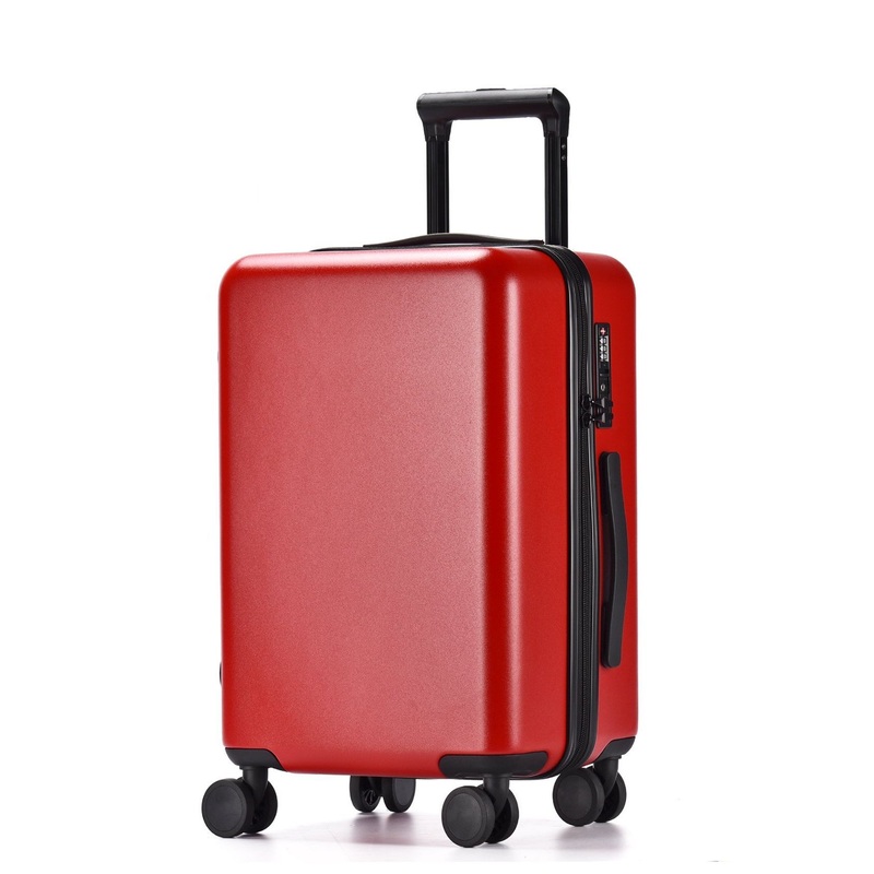 Direct Manufacturer Fashion Red ABS+PC Travel Trolley Luggage Suitcase – ABS+PC Lugggae Set and Printing Lugggae Set price