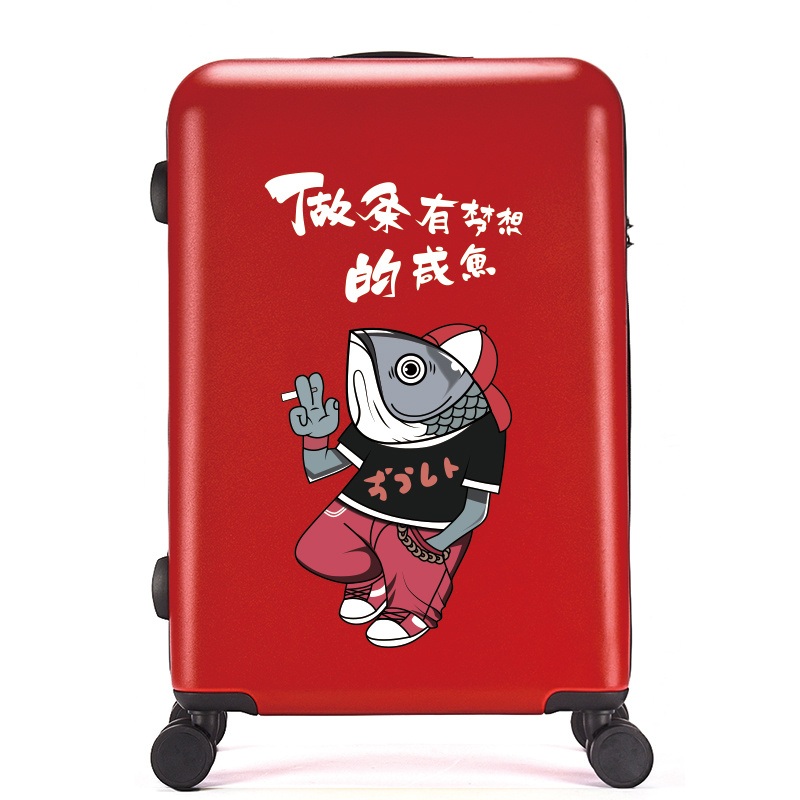 Fashion Red Color ABS+PC Luggage High quality Customized Travel Suitcase – ABS + PC Luggage and Fashion Trolley Luggage price