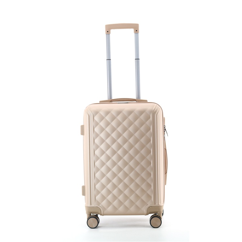 Gold Color 20 Inch ABS Luggage with 8 Wheels – Suitcase and Trolley Bag price