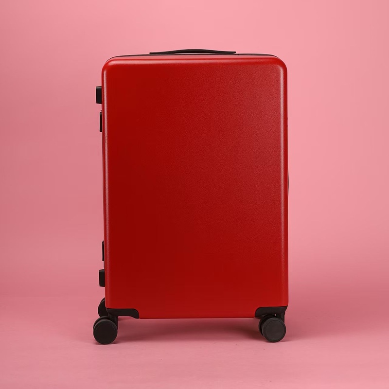 Hard Shell Red Color ABS+PC Luggage Travel Customized Photo Print Business Suitcase – Customized Lugggae Set and Printing Lugggae Set price