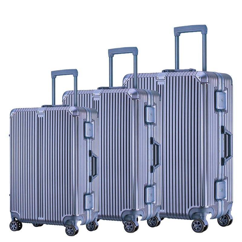 Promotion Trolley Travel Aluminum Frame Suitcase Bag Set with Tsa Lock – Trolley Travel Suitcase and Travel Suitcase price