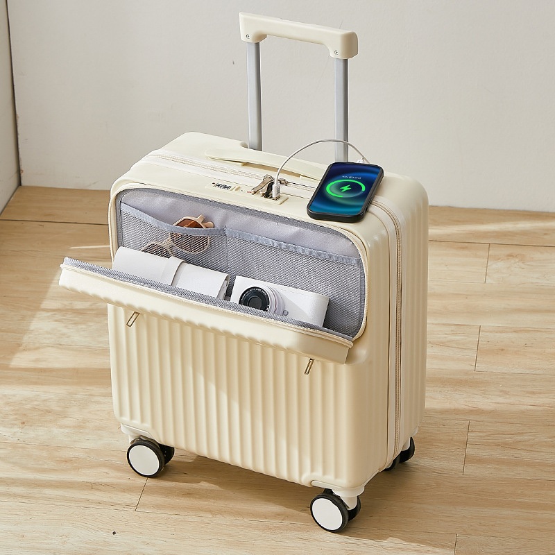 USB Charging Port Cup Rack Suitcase Luggage with Side Hook Male and Female Universal Front Opening on The Chassis – Suitcases and Luggage price