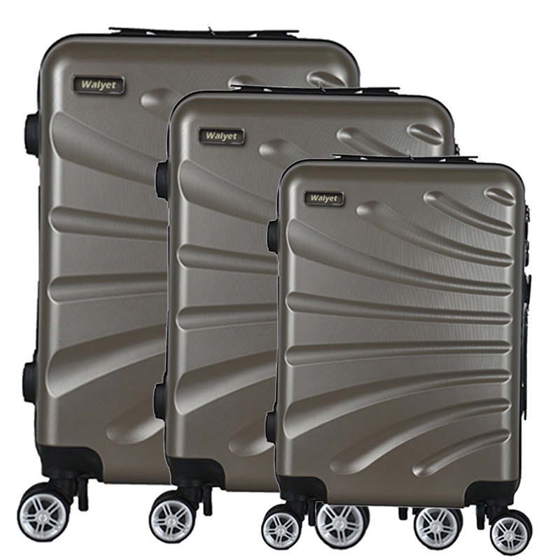 2020 Best Selling Fashion ABS Travel Trolley Luggage of 3-Piece Set – Luggage and Trolley Luggage price