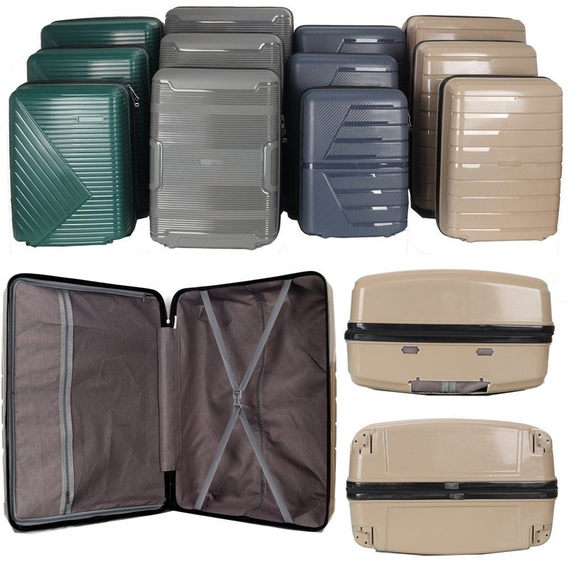 7PCS 9PCS 12 Pieces SKD CKD Semi Finished Suitcase Half Finish ABS Travel Luggage – Luggage and Semi Finished Suitcase price