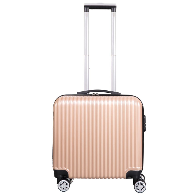ABS 18 Inch Underseat Portable Personal Item Suitcase Carry on Airline Approved Trolley Travel Luggage with Spinner Wheel Retractable Trolley – Under The Seat Luggage and Carry on Suitcase price