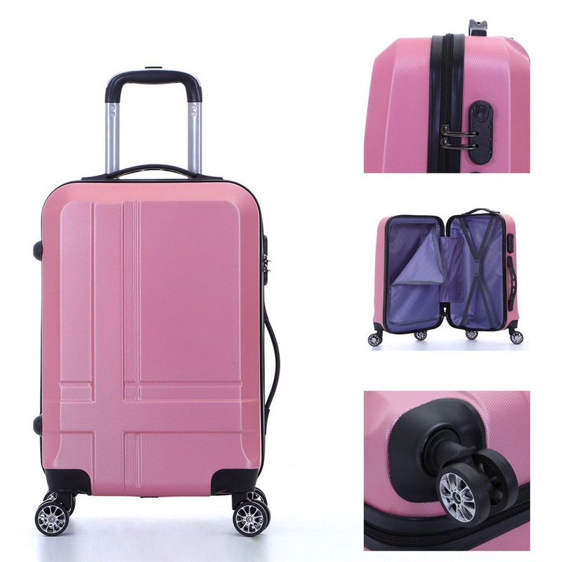 ABS Colorful Hard Side Trolley Luggage Travel Suitcase -Xha127 – Trolley Travel Bags Luggage and Traveling Suitcase Set price