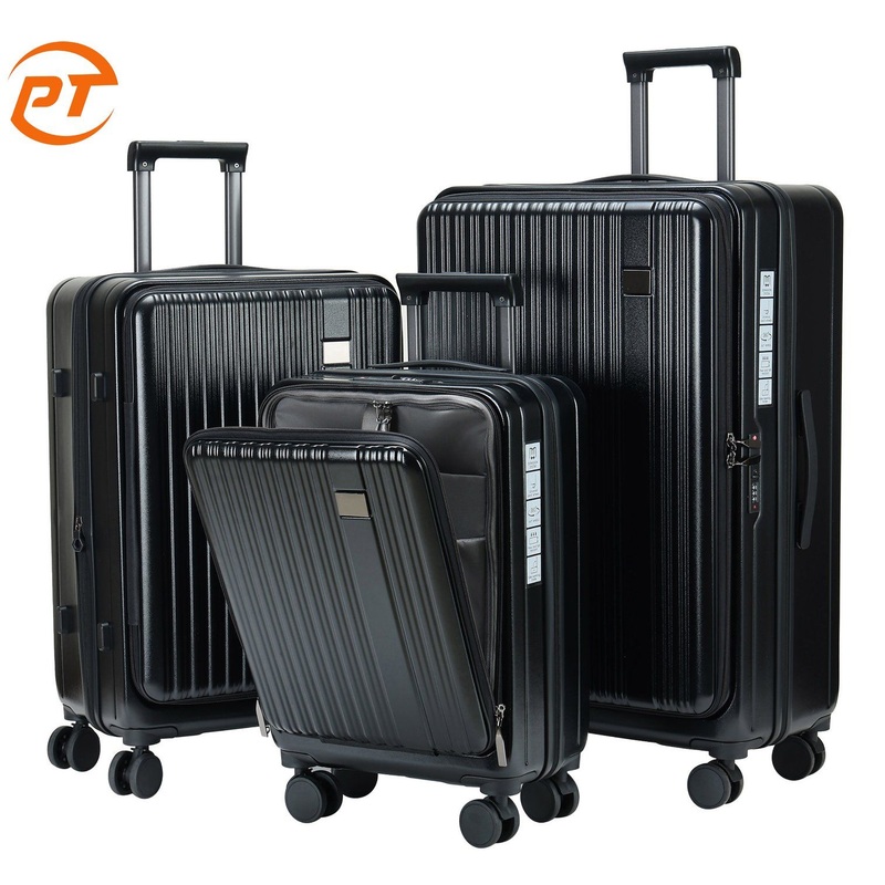 China Factory Wholesale PP PC ABS Fabric Aluminium Rolling Hard Shell Travel Trolley Suitcase Set Travelling Bag Luggage Set Cases for Women Man Telescopic – Suitcase and Suitcase Set price