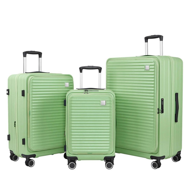 China Trolley Bag Supplier Front Open Luggage Suitcase Carry on Trolley Bag – Suitcase and Luggage price