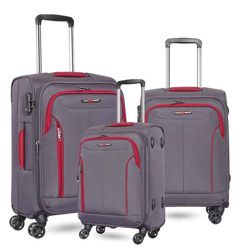 Customize OEM Polyester Softside EVA Trolley Travel Suitcase – Luggage Set and Luggage price
