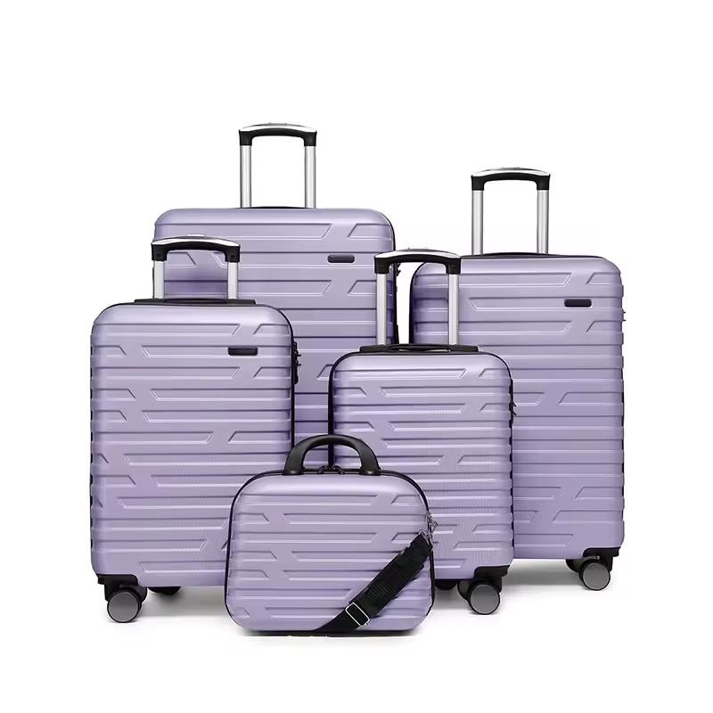 Foreign Trade Direct Supply Travel Luggage, Cross-Border Customizable ABS Password Luggage – Suitcase Set and Luggage Set price