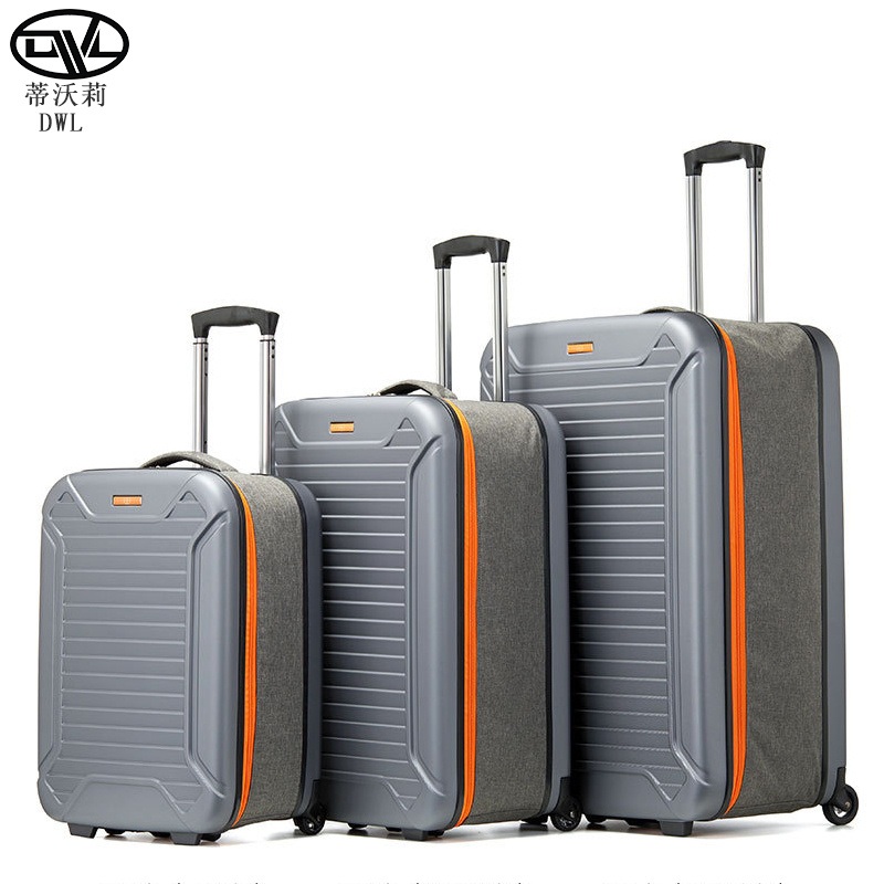 Grey Foldable Carry on Luggage Portable Hard Shell Expandable Suitcase for Trips – Portable Travel Foldable Luggage and Foldable Carry on Luggage price