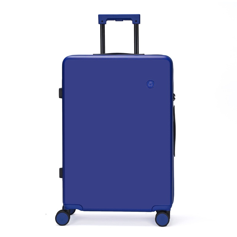 Hot Sell ABS+PC Luggage Customized Photo Print Dark Blue Business Travel Suitcase – Customized Lugggae Set and Printing Lugggae Set price