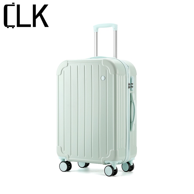 Light Blue Hardshell Suitcase Hardshell Suitcase Luggage Zipper Protruding Lock Specially Designed Thickened Corners – Luggage Set and Suitcase Set price