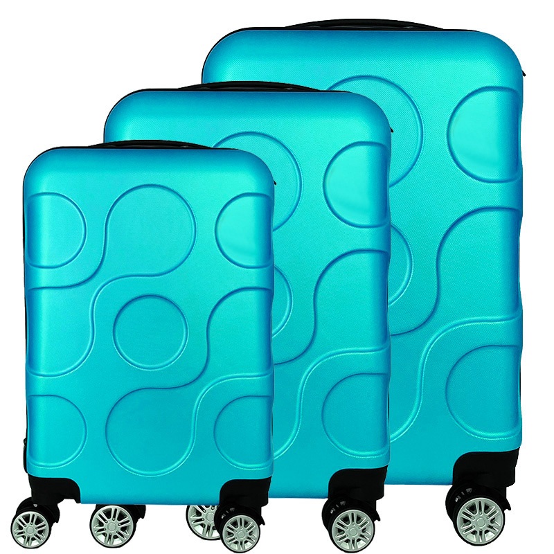 Lightweight Colorful Trolley Travel Luggage 3 Pieces ABS Luggage Set with Economic Price – Trolley Travel Luggage and Trolley Luggage price