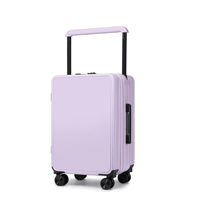 Luxury Customized Hard Shell PC Carry-on Suitcase Wide Pull Rod Universal Wheel Popular Travel – Factory Direct Suitcase Luggage Set and Cabin Travel Trolley Suitcase for Business price