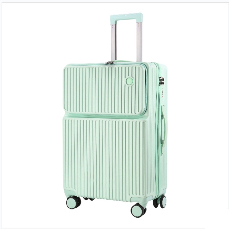 Luxury Front-Opening Shell Luggage Premium Zippered Hardside Suitcase with Charging Port – Front Opening Luggage and Luxury Luggage price