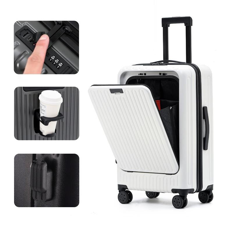 Multifunctional Travel Suitcase with USB Charging Luggage Lightweight Suitcase – Suitcase and Travel Suitcase price