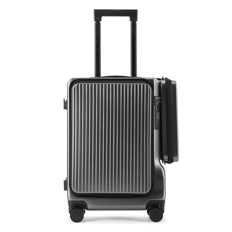 PC+ABS 20 Boarding Aluminum Frame Suit Case Combination Lock Luggage USB Charging Suitcase 24 Travel Luggage – Suitcase and Travel Suitcase price