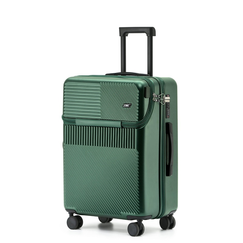 PC Carry on 360 Degree 4 Rotative Wheels USB Front Open Suitcase – Luggage and Luggage Set price