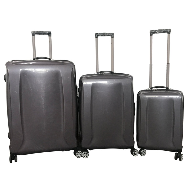 Seven Colors ABS+PC 3PCS Luggage Set with Tsa Lock Iron Trolley – Wholesale ABS+PC Luggage and Nest Packing 3PCS Set price