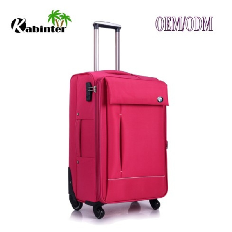 Soft Luggage Customized Logo Trolley Luggage with Nylon Material Luggage Bag Manufactory – Trolley Bag and Trolley Cases price