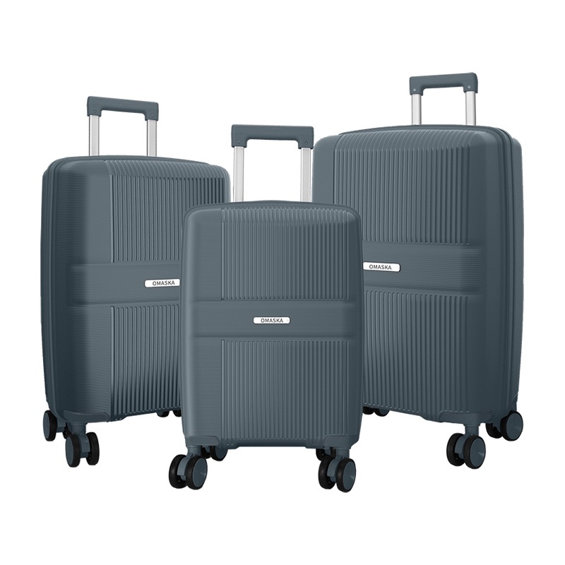 Traveler Bags Box PP Anti Theft Double Zipper Luggage Fashion Suitcase – Zipper Luggage and PP Luggage price