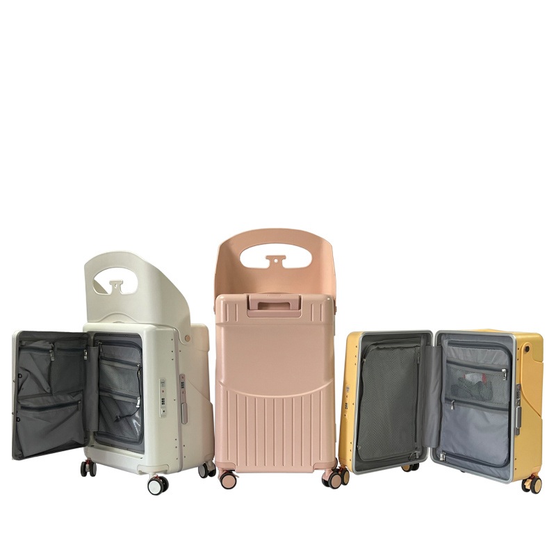 100%PC Luggage Child Seat Front Opening Cabin Suitcase with Seat 20 Inch Carry-Ons for Kids – Cabin Suitcase and Travel Suitcase price