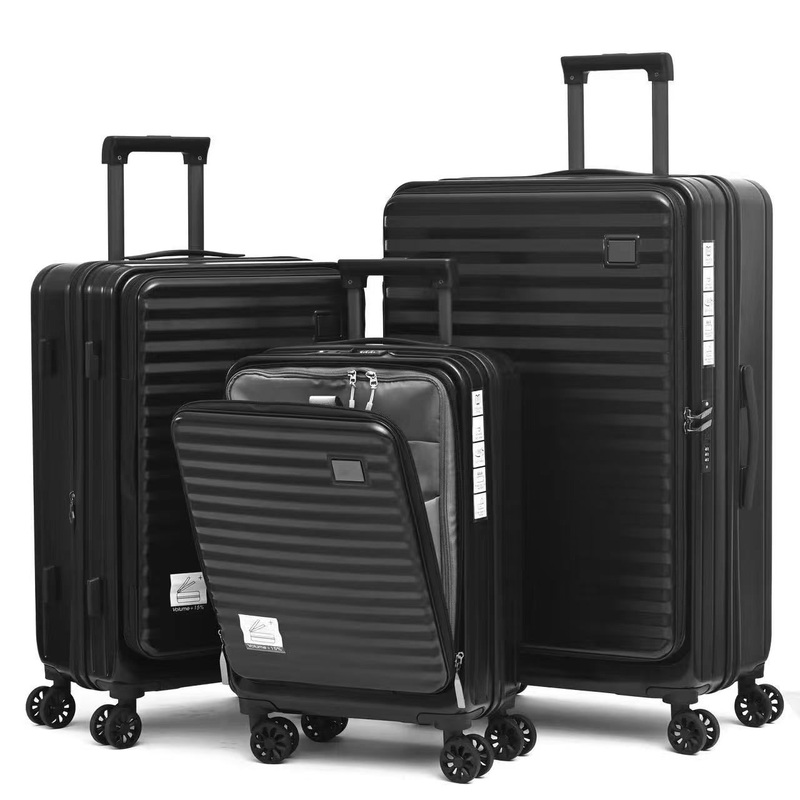 China Factory PC Aluminium Travel Trunk Suitcase Malas De Viagen Hardshell Luggage Set High Quality Wet Dry separation Baggage for Travelling Outdoor – Luggage and Suitcase price