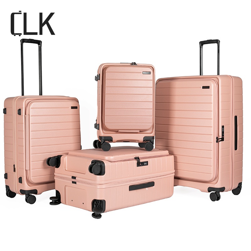 Clk 3 Piece Front Opening Travel Luggage Set with Spinner Wheels for Easy Mobility – Hard Shell Suitcase Set and Suitcase Set price