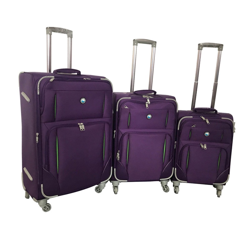 Competetive Price Fashionable Purple Soft Luggage Suitcase From China with Single Wheels – Competetive Price Soft Luggage and Fashionable Soft Luggage Suitcase price