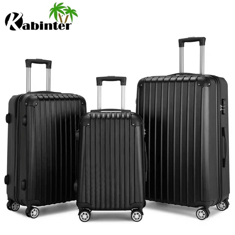 Corner Cover Hardshell ABS 20/24/28Promotional Trolley Luggage Set With SPinner Wheels – Pattern Luggage and ABS+PC Luggage price