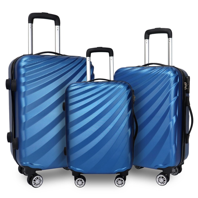 Cross Border Source PP Luggage 20, 24, 28 Three Piece Set of Silent Universal Wheel Trolley Luggage for Travel – Suitcase Set and Luggage Set price