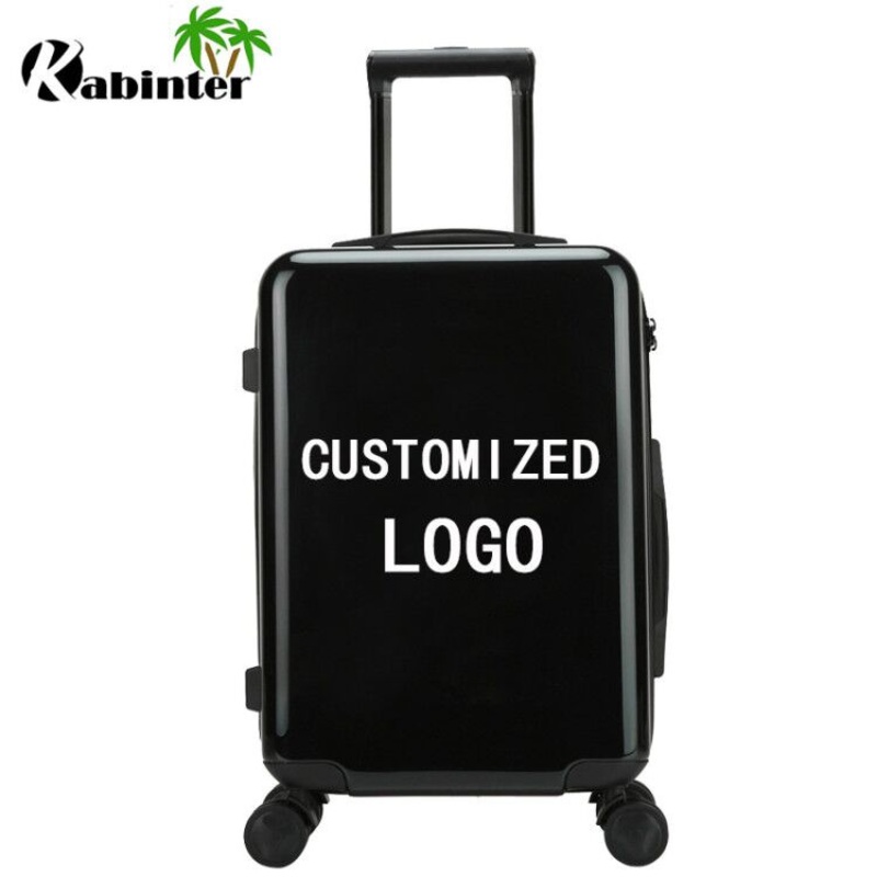 Customized Logo PC Trolley Luggage with Zip Travel Bag Fashionable Travel Luggage Pattern Luggage Manufactory – Trolley Luggage and Luggage Set price